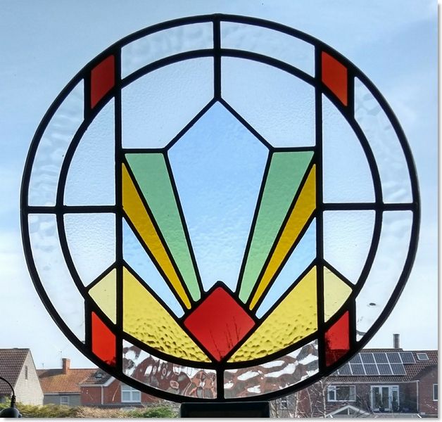 Art Deco stained glass (15) from Somerset Stained Glass