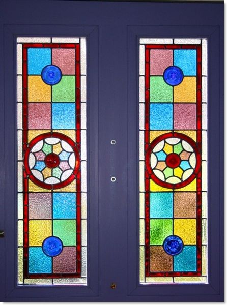 Stained glass door (43) from Somerset Stained Glass