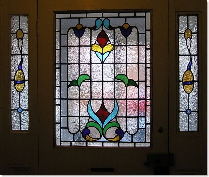 Stained glass door (58) from Somerset Stained Glass
