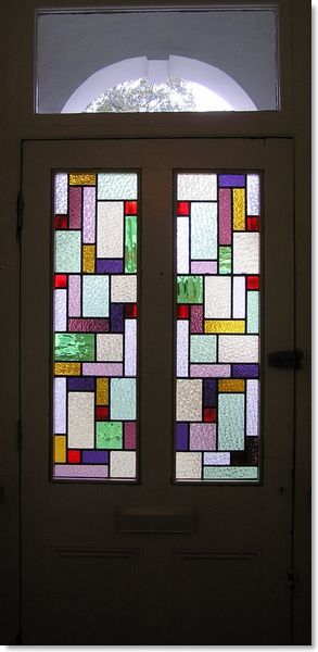 Stained glass door (75) from Somerset Stained Glass