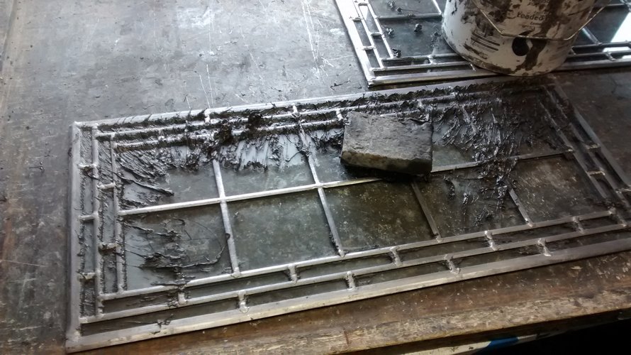 Traditional methods and materials in making Stained Glass windows and