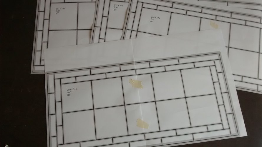 Traditional methods and materials in making Stained Glass windows and