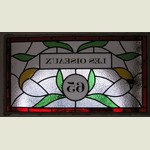 House numbers and names in stained glass (29) from Somerset Stained Glass