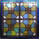 Square stained glass windows (22) from Somerset Stained Glass