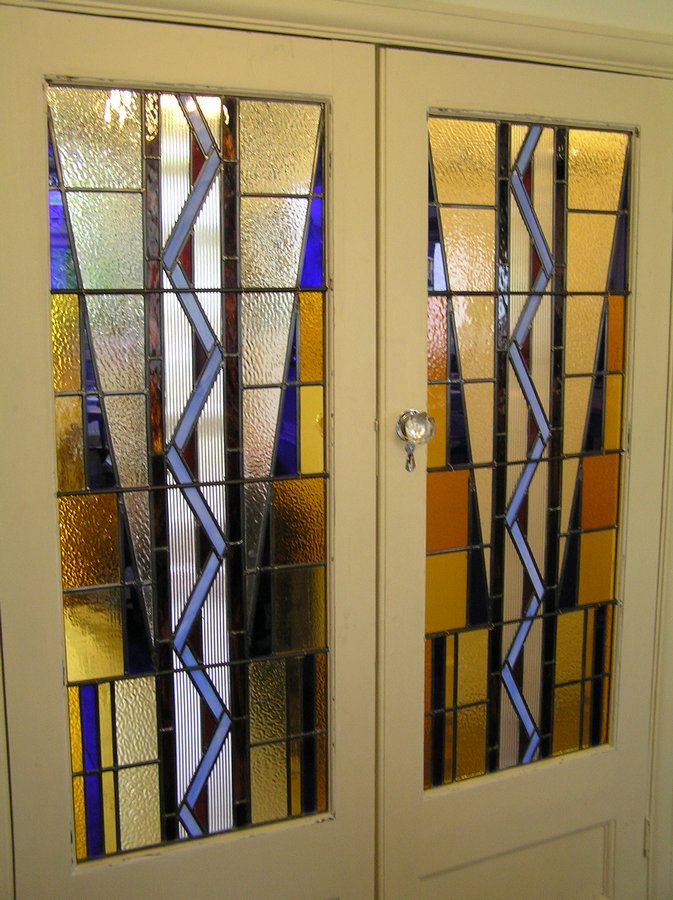 Art Deco style stained glass gallery