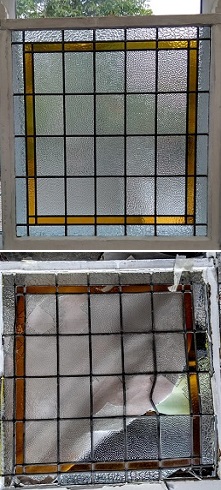 Stained glass sash repairs