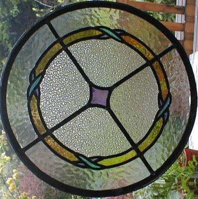 round stained glass window