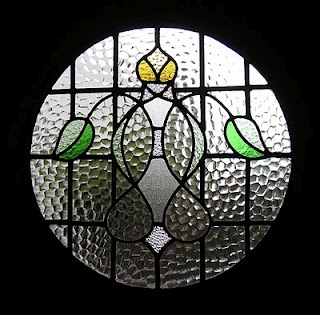 round stained glass window
