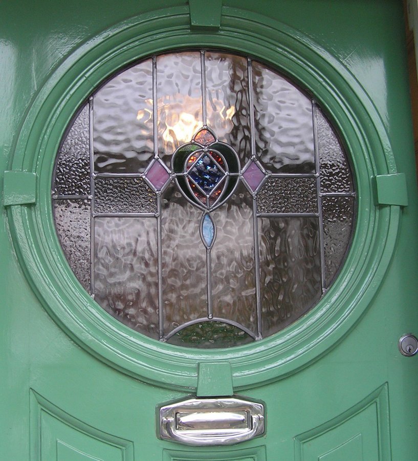 round stained glass window
