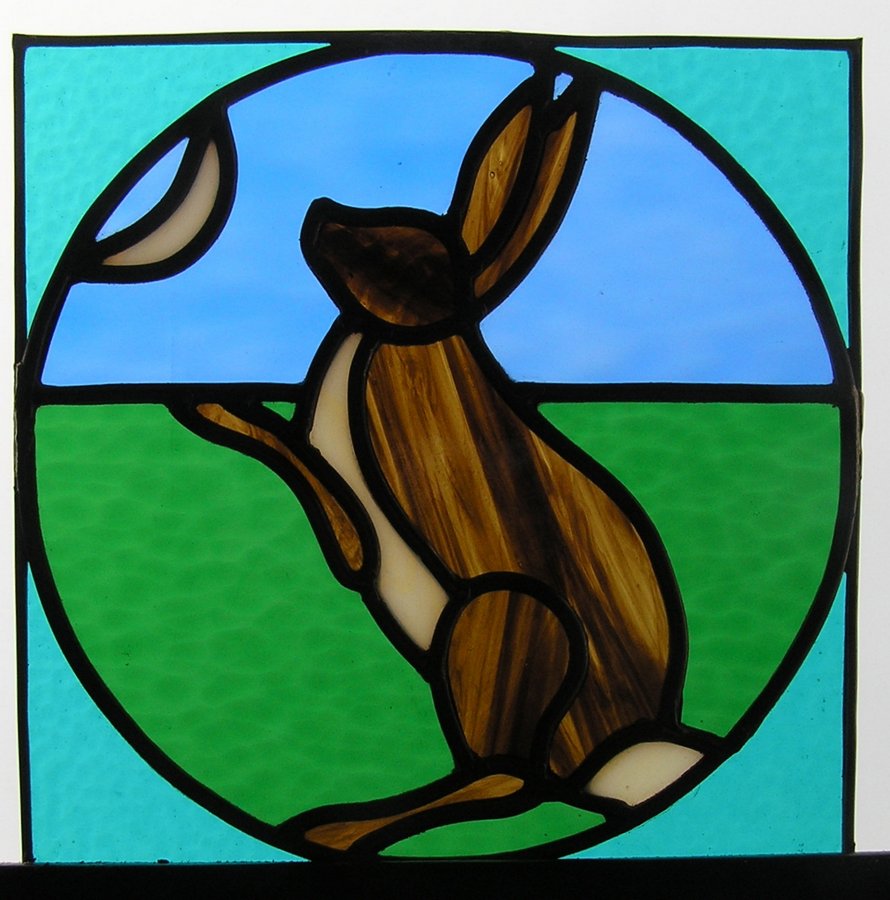 round stained glass window