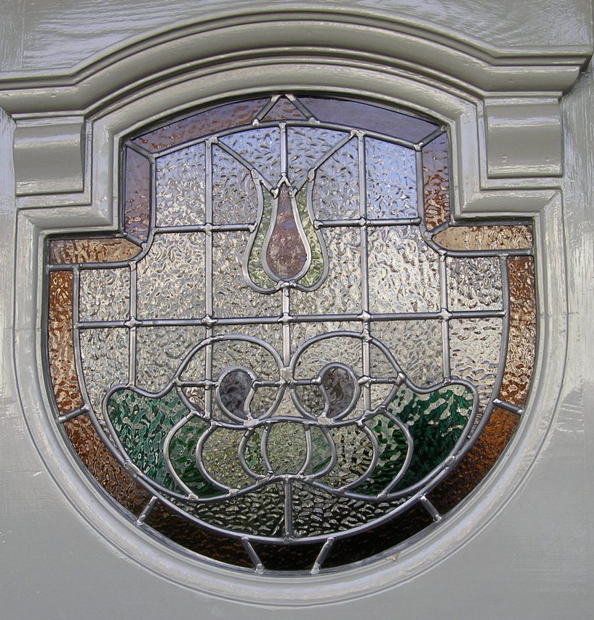 round stained glass window