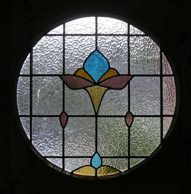 round stained glass window