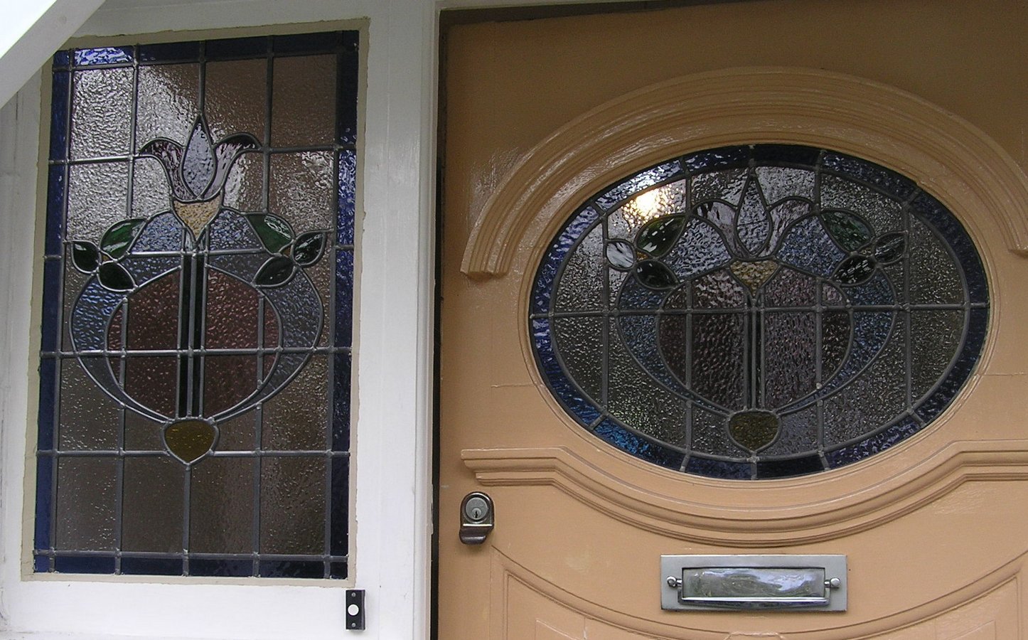 round stained glass window