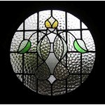 round stained glass window