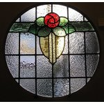 round stained glass window