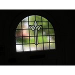 round stained glass window