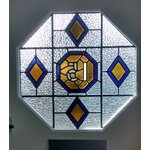 round stained glass window