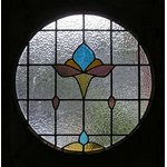 round stained glass window