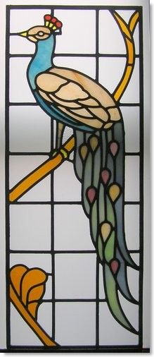 Stained glass birds (4) from Somerset Stained Glass