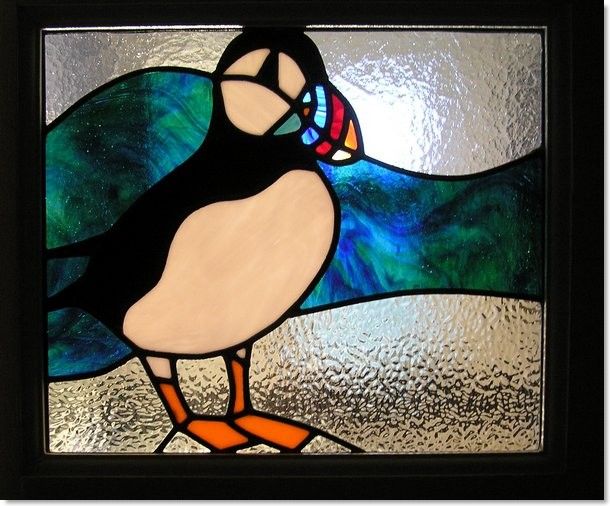 Stained glass birds (5) from Somerset Stained Glass
