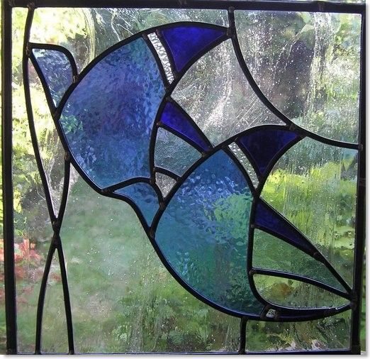 Stained glass birds (6) from Somerset Stained Glass
