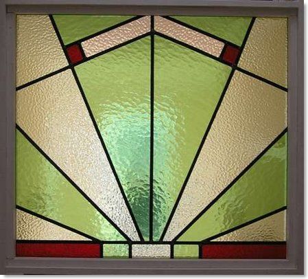 Art Deco stained glass (1) from Somerset Stained Glass