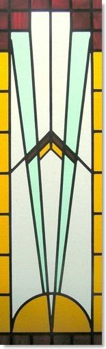 Art Deco stained glass (16) from Somerset Stained Glass