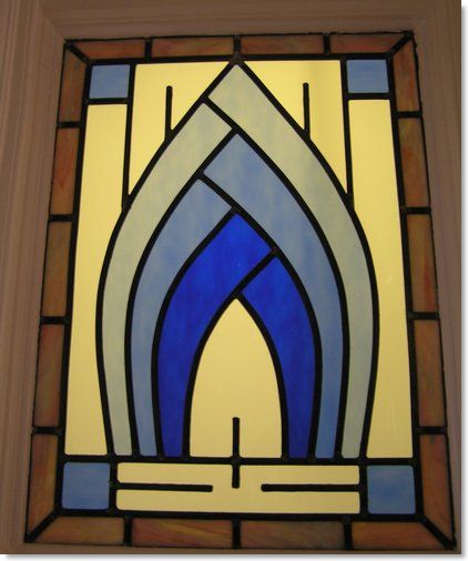 Art Deco stained glass (2) from Somerset Stained Glass