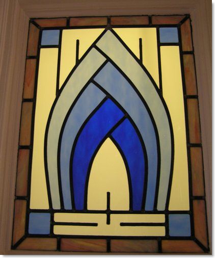 Art Deco stained glass (2) from Somerset Stained Glass