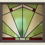 Art Deco stained glass (1) from Somerset Stained Glass