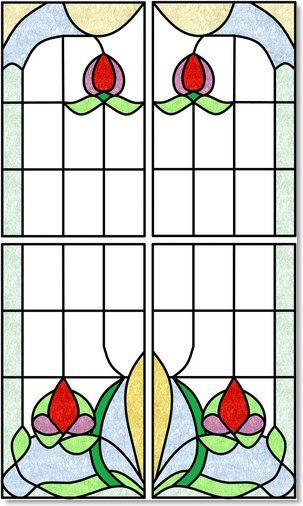 Stained glass designs (11) from Somerset Stained Glass