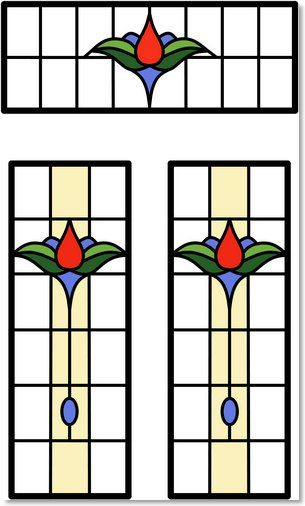 Stained glass designs (111) from Somerset Stained Glass