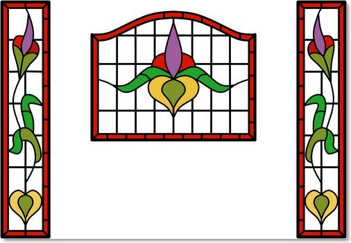 Stained glass designs (115) from Somerset Stained Glass