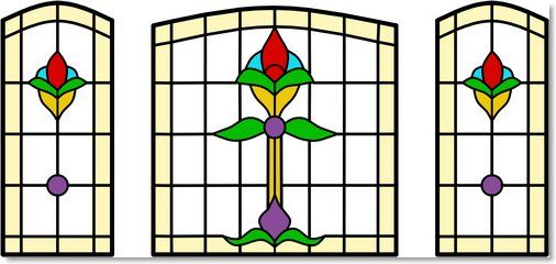 Stained glass designs (116) from Somerset Stained Glass