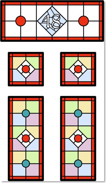 Stained glass designs (2) from Somerset Stained Glass