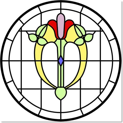 Stained glass designs (32) from Somerset Stained Glass