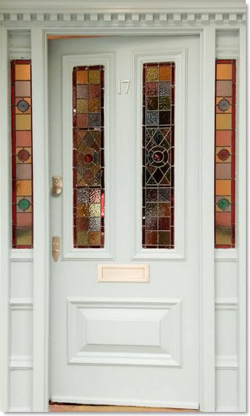 Stained glass door (2) from Somerset Stained Glass