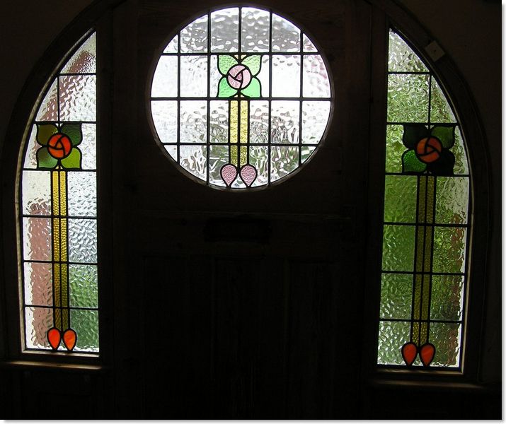 Stained glass door (50) from Somerset Stained Glass