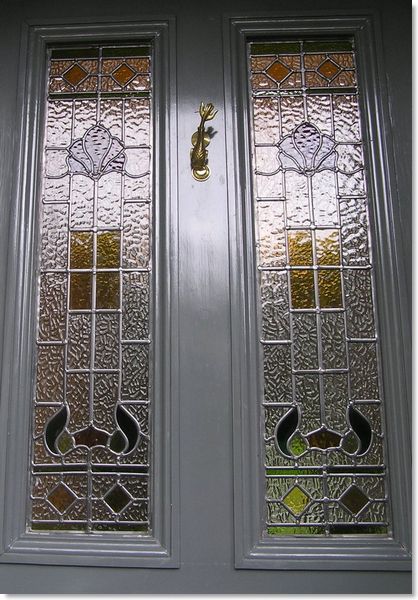 Stained glass door (55) from Somerset Stained Glass