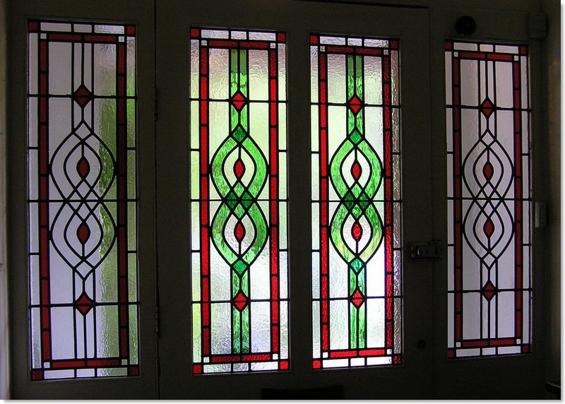 Stained glass door (56) from Somerset Stained Glass