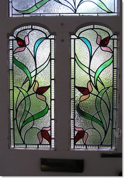 Stained glass door (64) from Somerset Stained Glass