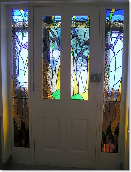 Stained glass door (71) from Somerset Stained Glass