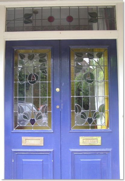 Stained glass door (80) from Somerset Stained Glass