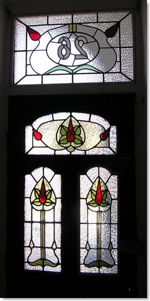 Stained glass door (81) from Somerset Stained Glass