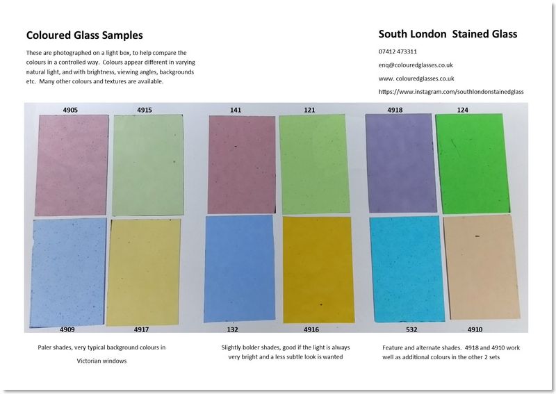 Stained glass materials (1) from Somerset Stained Glass