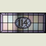 House numbers and names in stained glass (19) from Somerset Stained Glass