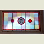 House numbers and names in stained glass (8) from Somerset Stained Glass