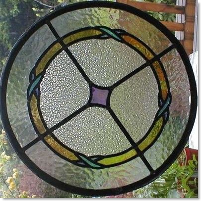 Round stained glass window (11) from Somerset Stained Glass