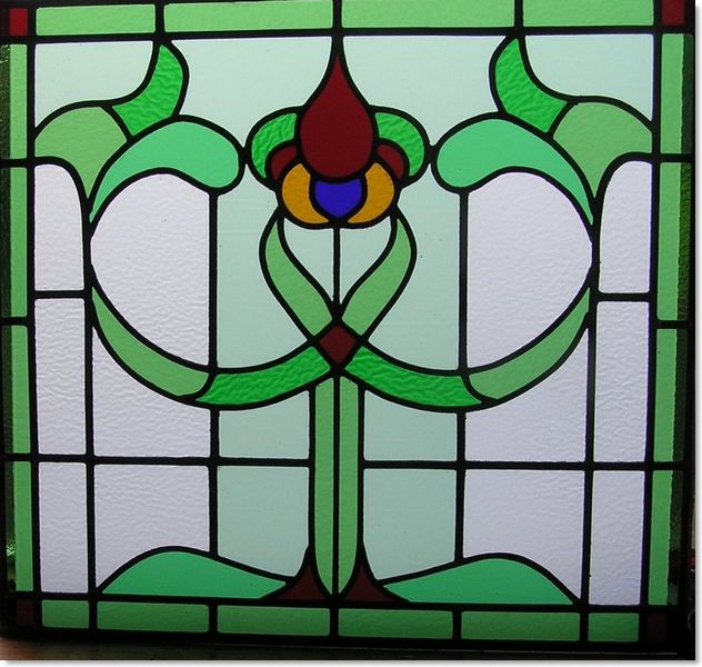 Square stained glass windows (25) from Somerset Stained Glass