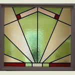 Square stained glass windows (12) from Somerset Stained Glass